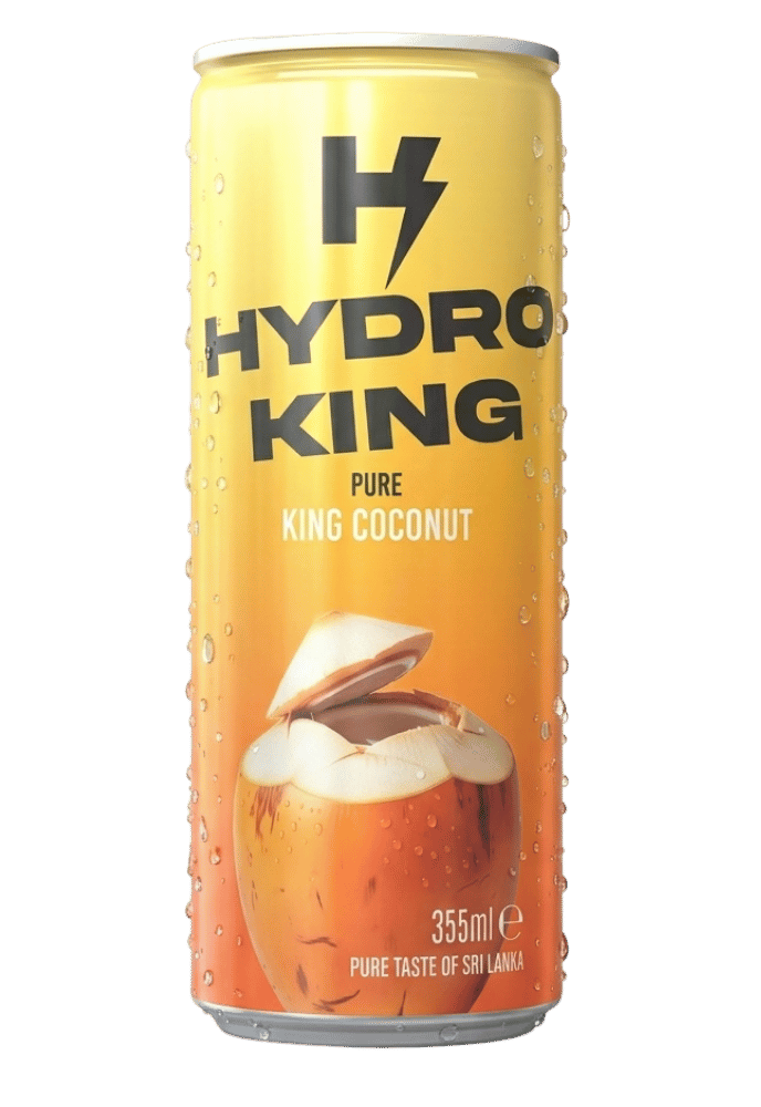 Hydro King bottles chilled with fresh king coconuts