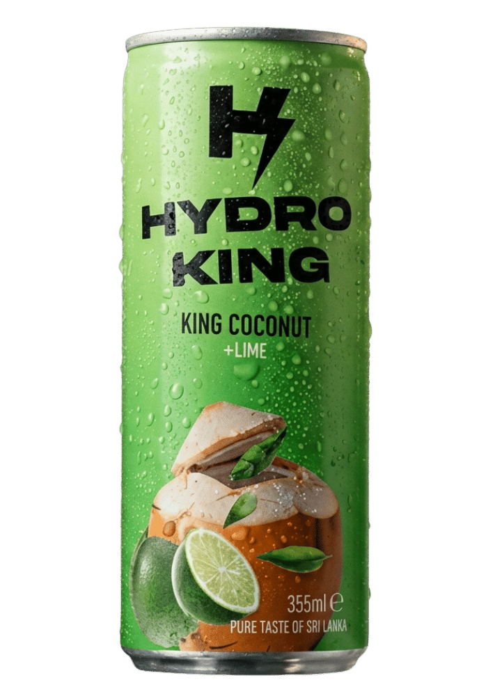 Hydro King bottles chilled with fresh king coconuts