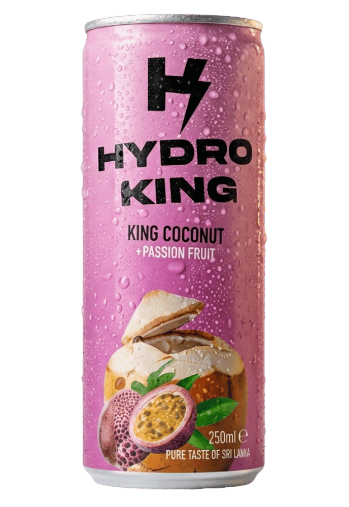 Hydro King bottles chilled with fresh king coconuts