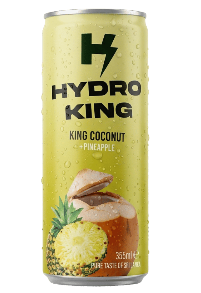 Hydro King bottles chilled with fresh king coconuts